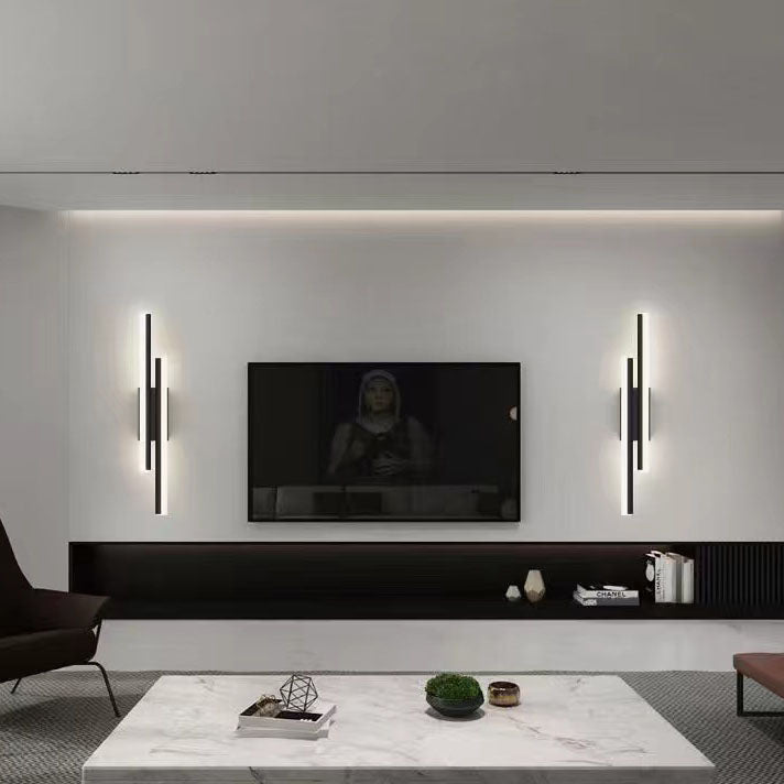 Minimalist Iron & Acrylic LED Wall Sconce