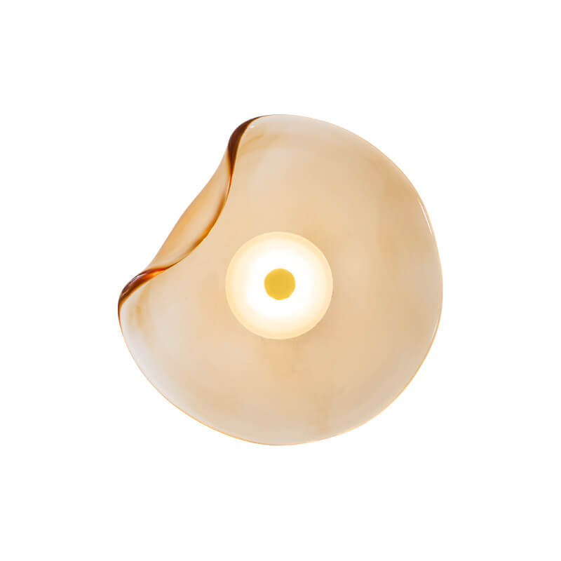 Round Glass LED Wall Sconce