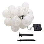 Art Deco Solar Waterproof LED String Lights - Outdoor