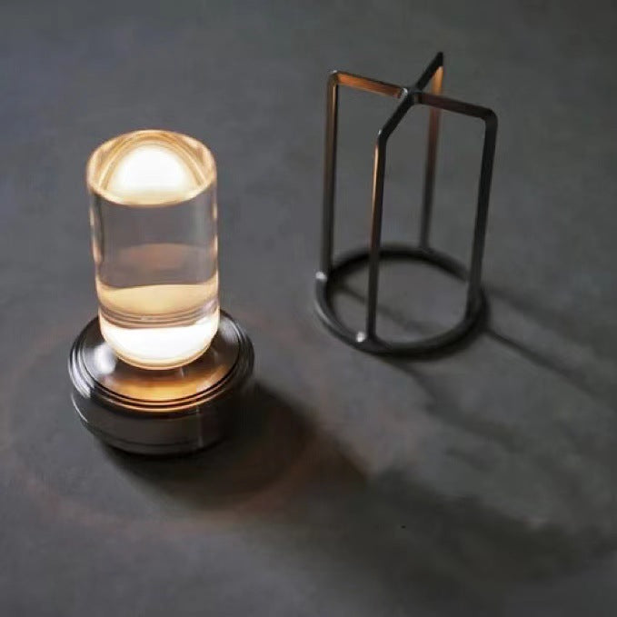Nordic Vintage USB Rechargeable Aluminum Acrylic Table Lamp