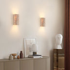 Travertine Semicircle LED Sconce