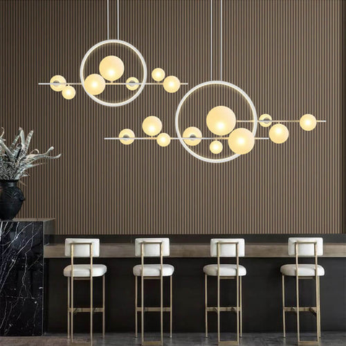 Contemporary Glass Bubble Chandelier