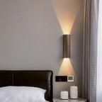 Contemporary Aluminum Cylindrical LED Wall Sconce