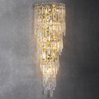 Crystal Tassel Wall Sconce