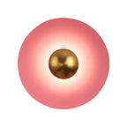Nordic Multicolor Round LED Wall Sconce