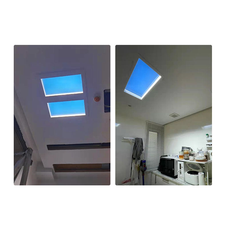 Blue Sky Metal LED Flush Mount Light