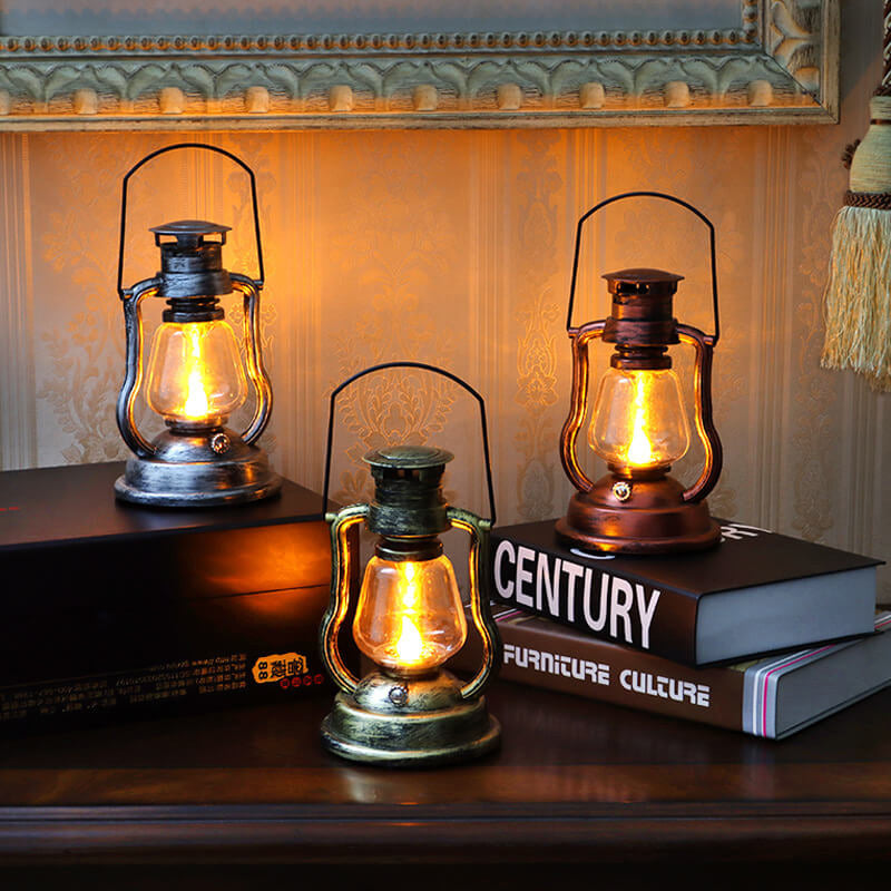 Premium Solar LED Retro Kerosene Lamp