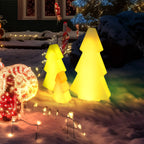 Premium Art Deco Solar-Powered RGB LED Christmas Tree