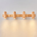 Modern Wood Spotlight Wall Sconce
