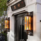 Premium Waterproof Aluminum and Glass Wall Sconce Lamp