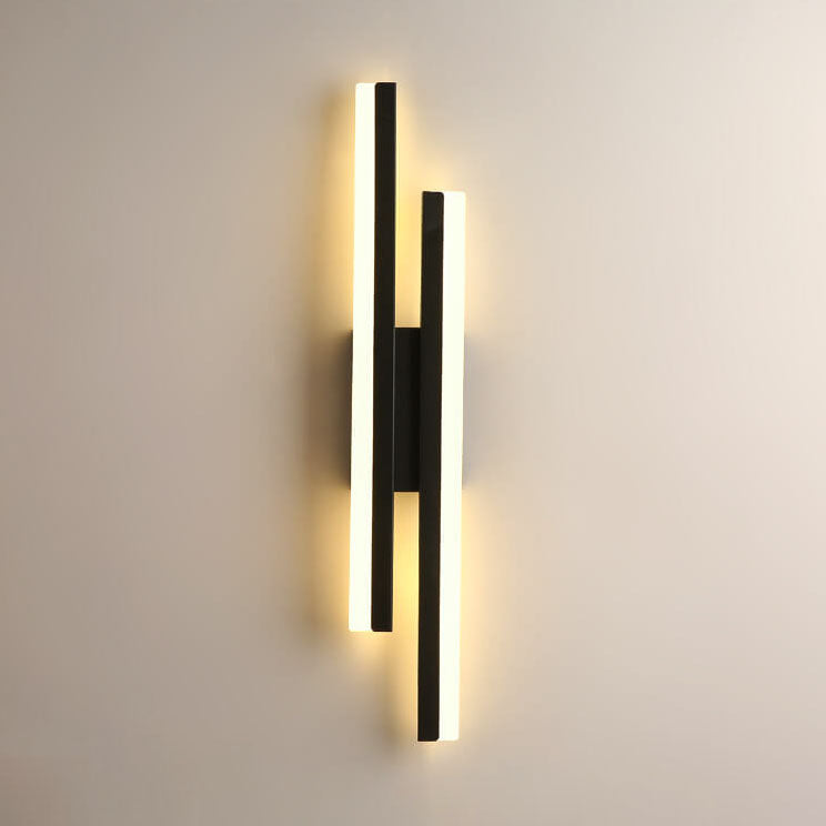 Minimalist Iron & Acrylic LED Wall Sconce