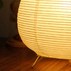 Nordic Minimalist Xuan Paper Lantern Table Lamp - 1 Light