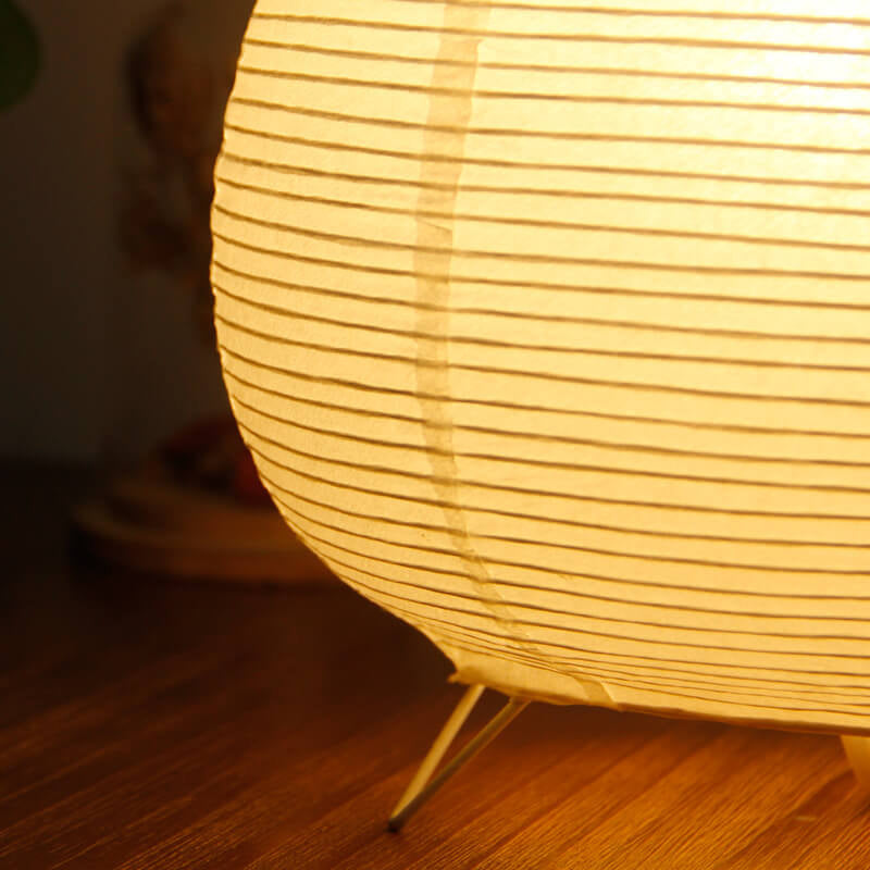 Nordic Minimalist Xuan Paper Lantern Table Lamp - 1 Light