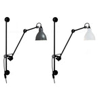 Industrial Iron Swing Arm Sconce
