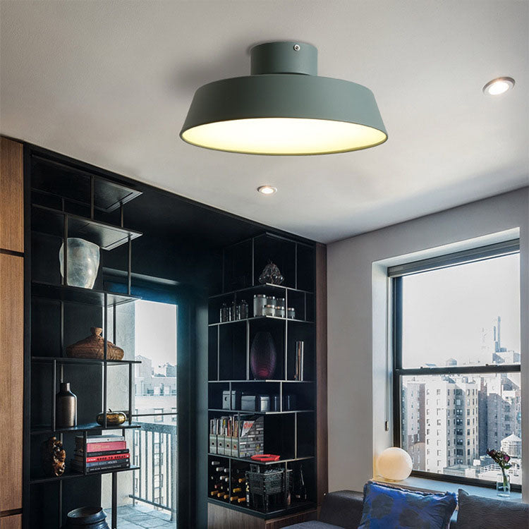 Nordic Minimalist Round Iron LED Ceiling Light