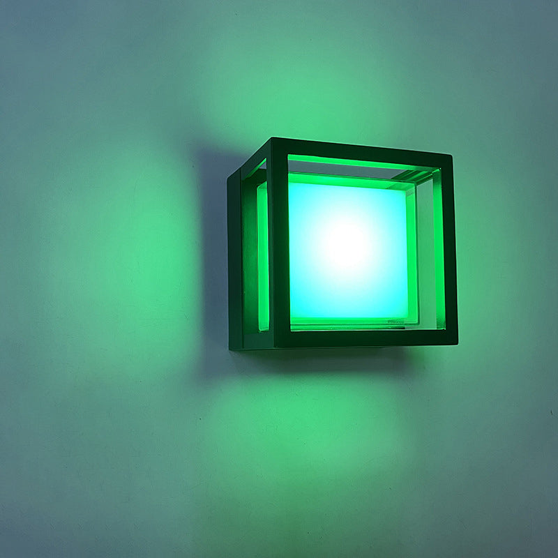 Premium Waterproof Square LED Outdoor Wall Sconce - Modern
