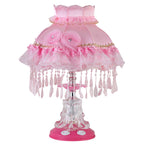 Elegant European Glass Table Lamp - 1-Light Wedding Design