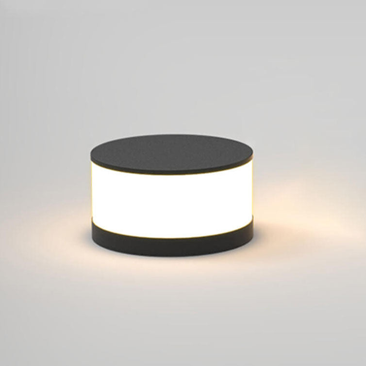 Premium Waterproof LED Solar Round Column Post Light