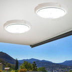 Premium Round Solar LED Flush Mount Light with Remote