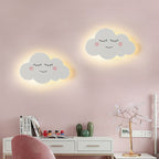 Smiley Cloud LED Kids Wall Sconce