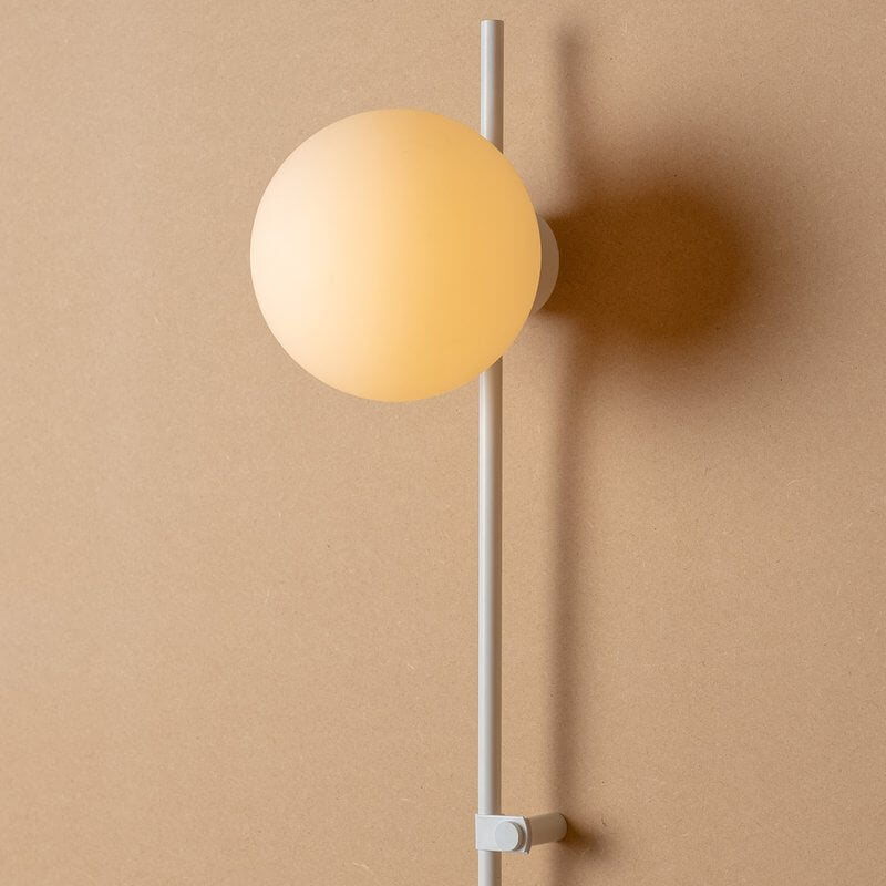 Minimalist Glass Globe Wall Sconce