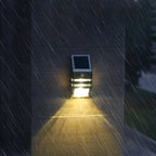 Premium Solar-Powered Stainless Steel Garden Wall Sconce