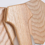 Nordic Solid Wood Elephant LED Sconce
