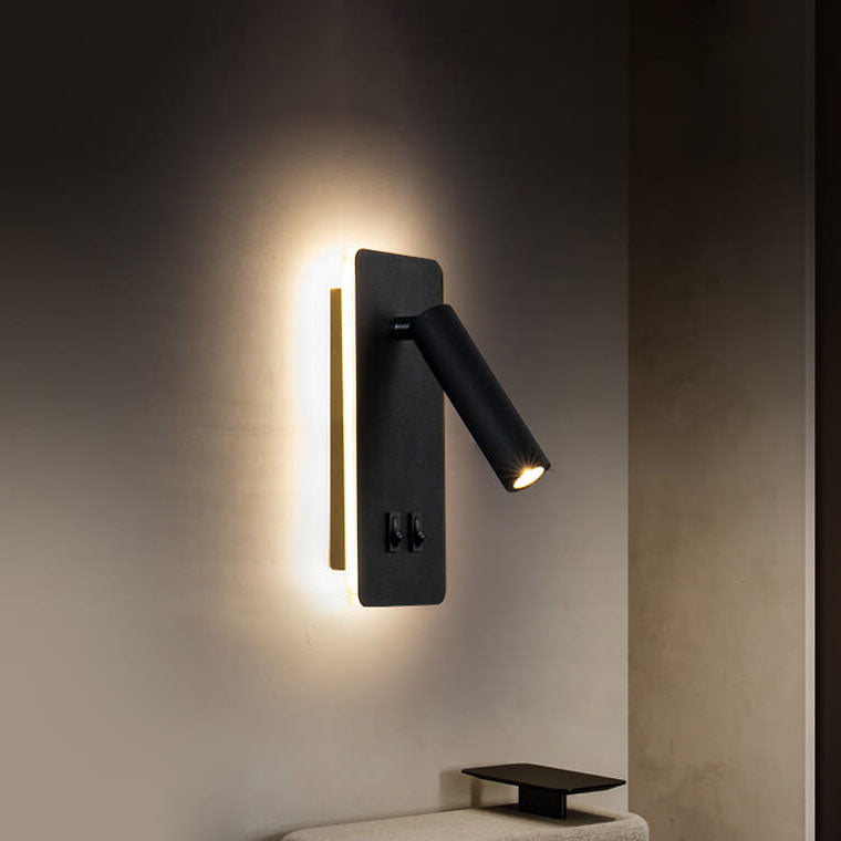 Rotatable LED Square Wall Sconce