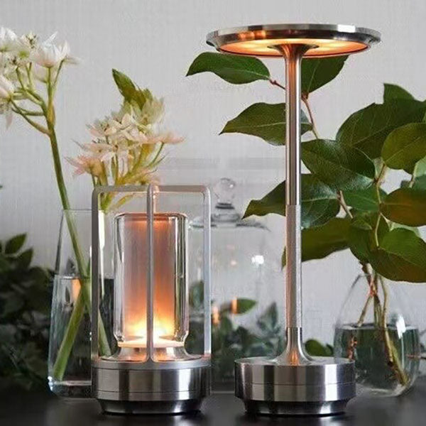 Nordic Vintage USB Rechargeable Aluminum Acrylic Table Lamp