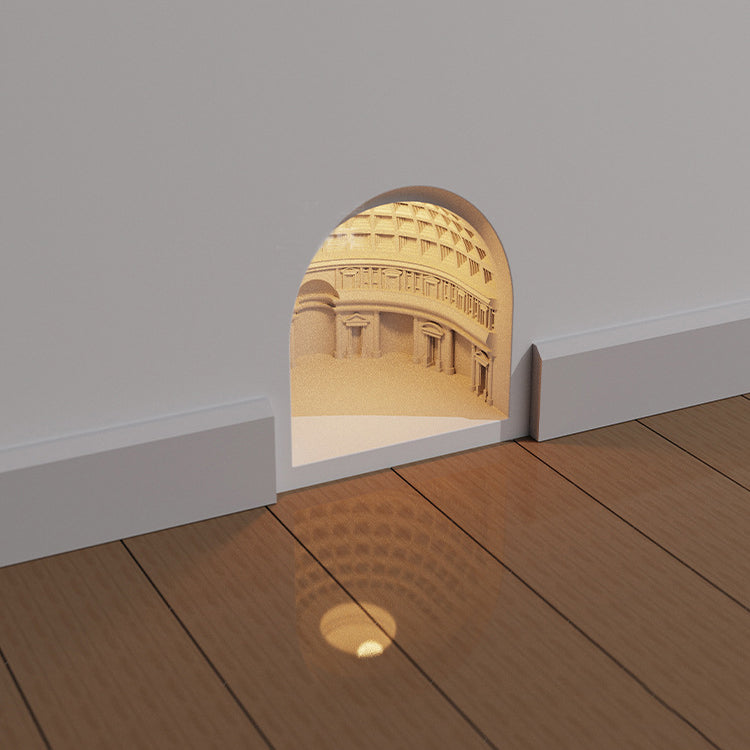 Plaster LED Recessed Wall Sconce