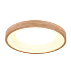 Nordic Wood LED Flush Mount Ceiling Light