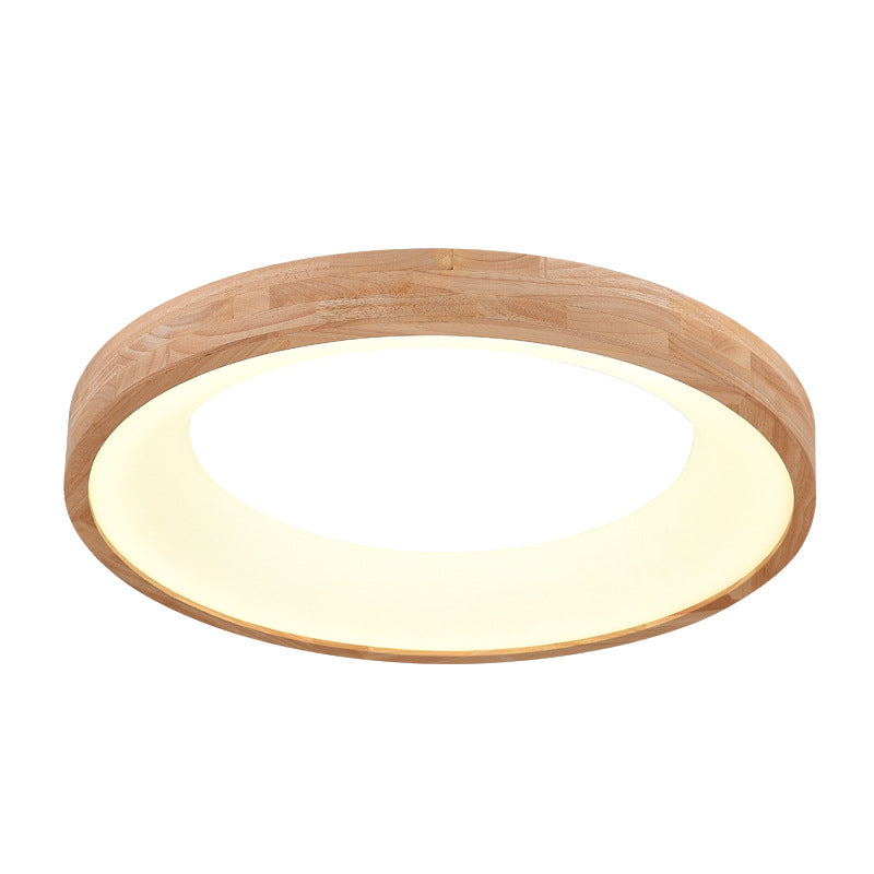 Nordic Wood LED Flush Mount Ceiling Light