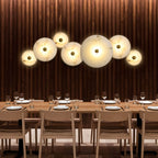 Luxury Round Marble and Iron LED Wall Sconce
