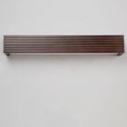 Striped Wood LED Vanity Sconce