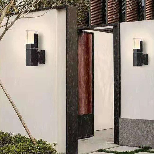 Modern Waterproof Rectangular LED Wall Sconce