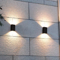 Black Waterproof Aluminum LED Sconce