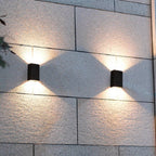 Black Waterproof Aluminum LED Sconce