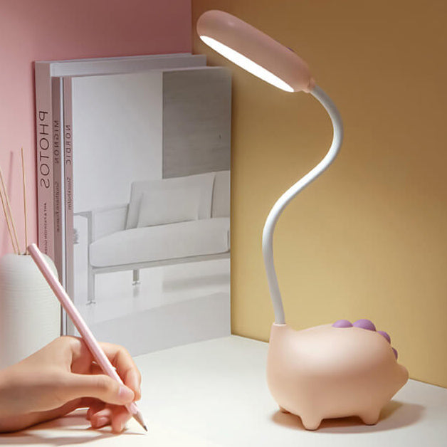 Rechargeable LED Desk Lamp - Cartoon Dinosaur Design