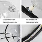 Contemporary Glass Bubble Chandelier - 7/10 Light Design