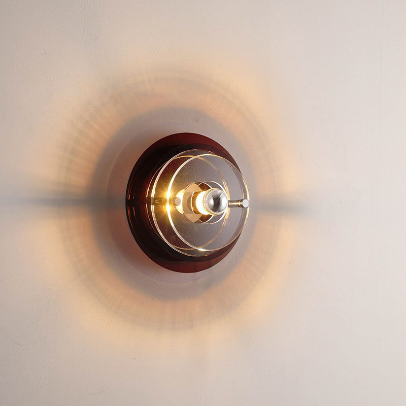 Colorful Flying Saucer Wall Sconce