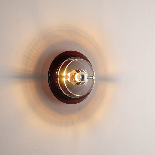 Colorful Flying Saucer Wall Sconce