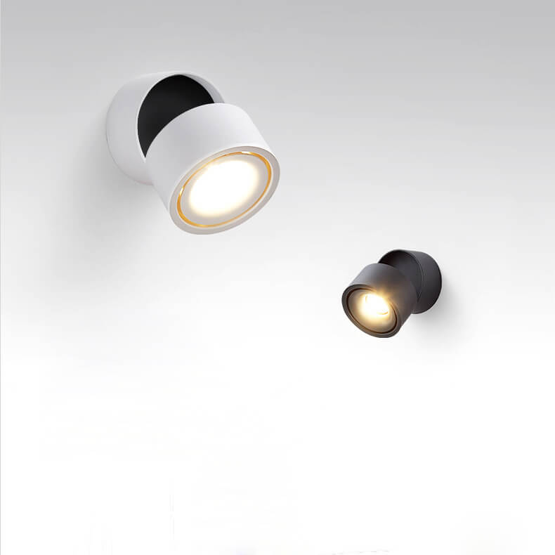 Minimalist Round Rotatable LED Wall Sconce Lamp