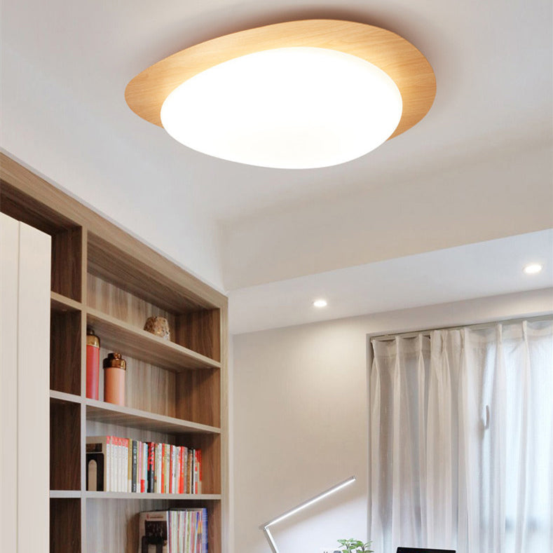 Scandinavian Pebble LED Flush Mount Ceiling Light for Bedroom