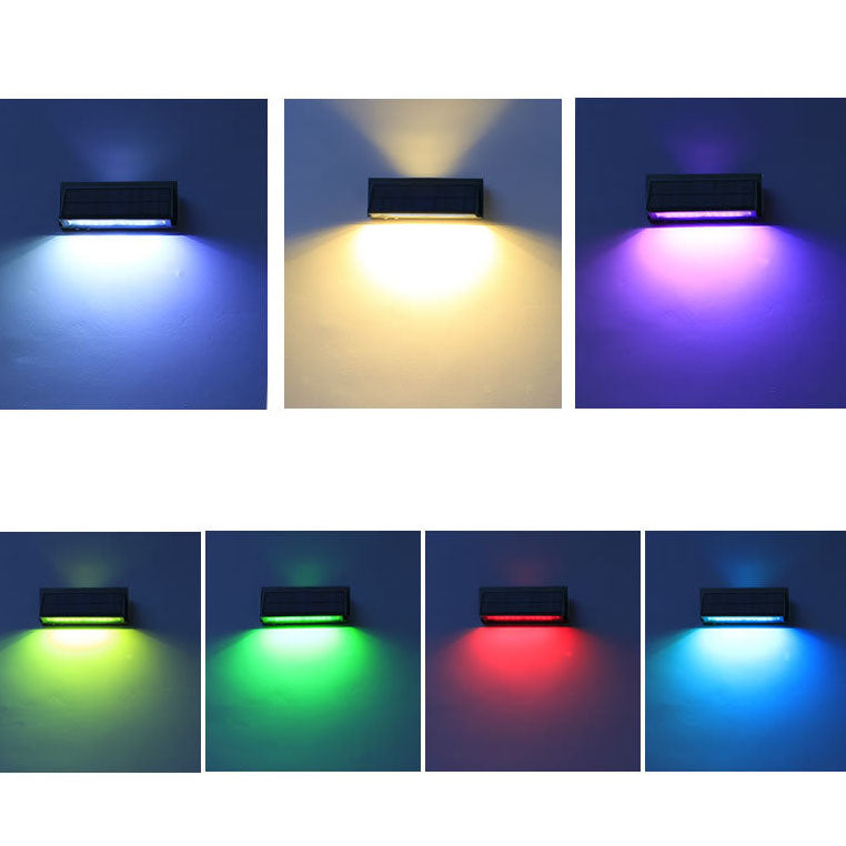 Premium Outdoor Solar Waterproof Rectangular LED Wall