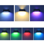 Premium Outdoor Solar Waterproof Rectangular LED Wall