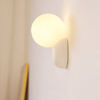 Macaron Resin Glass Ball Wall Sconce