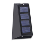Premium Solar RGB Trapezoid Outdoor LED Wall Sconce Lamp