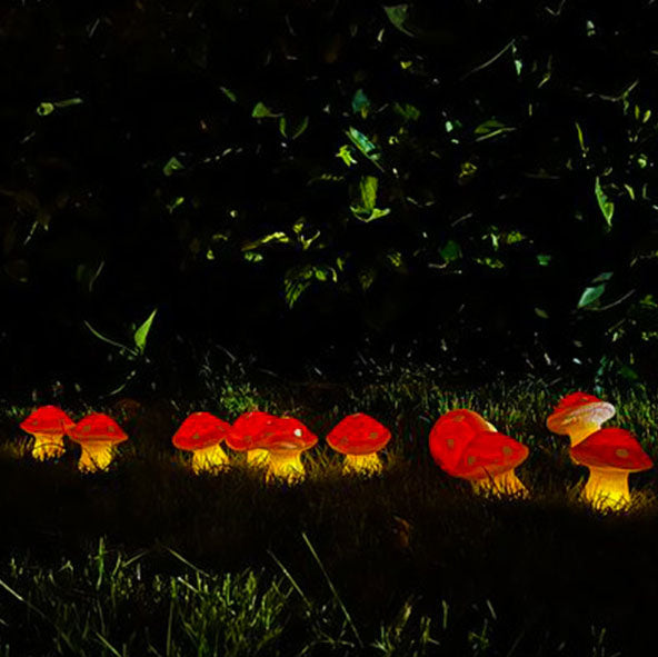 Premium Waterproof Solar LED Mushroom Garden Light String