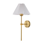 Modern Pleated Fabric Wall Sconce