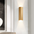 Contemporary Aluminum Cylindrical LED Wall Sconce